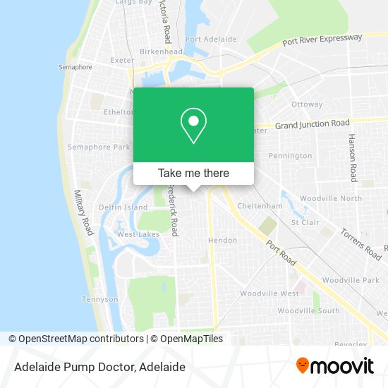 Adelaide Pump Doctor map