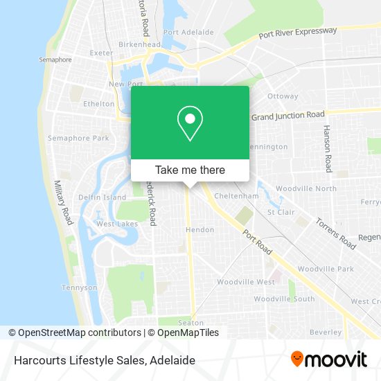Harcourts Lifestyle Sales map