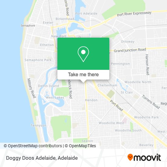 Doggy Doos Adelaide map