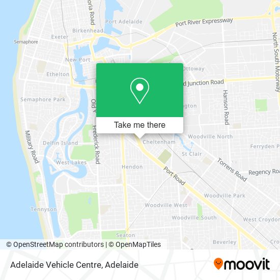 Mapa Adelaide Vehicle Centre