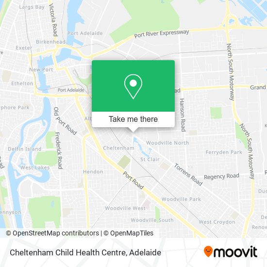 Mapa Cheltenham Child Health Centre