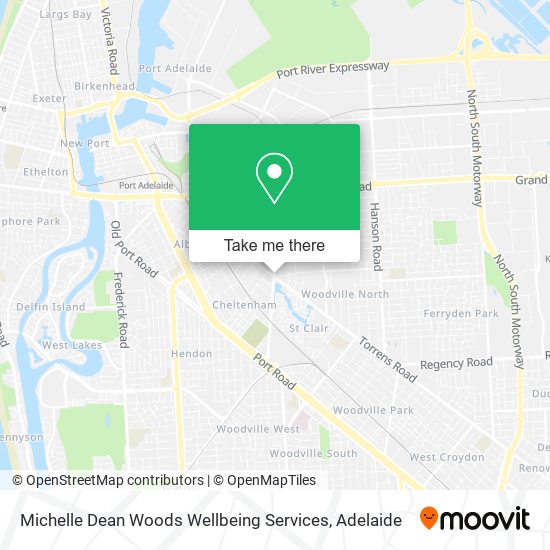 Michelle Dean Woods Wellbeing Services map