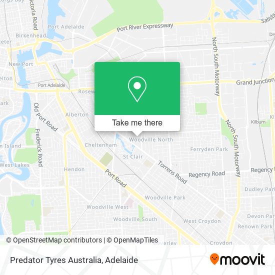 Predator Tyres Australia map