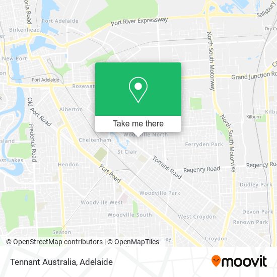 Tennant Australia map