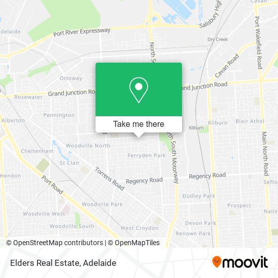 Elders Real Estate map