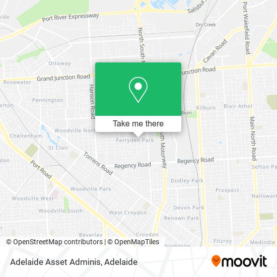 Mapa Adelaide Asset Adminis
