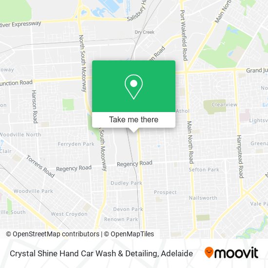 Mapa Crystal Shine Hand Car Wash & Detailing
