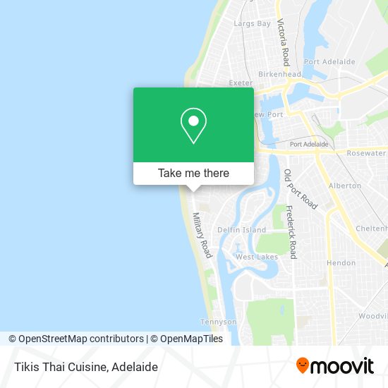 Tikis Thai Cuisine map