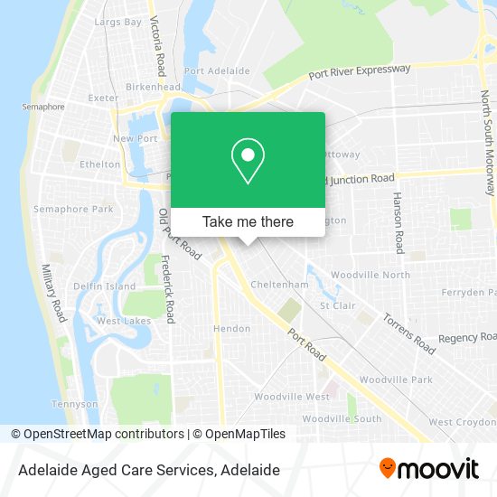 Mapa Adelaide Aged Care Services