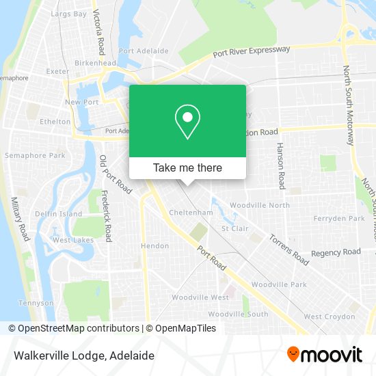 Walkerville Lodge map