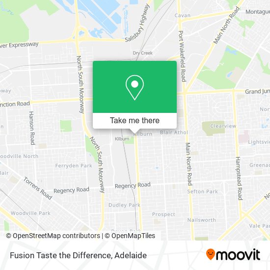 Fusion Taste the Difference map