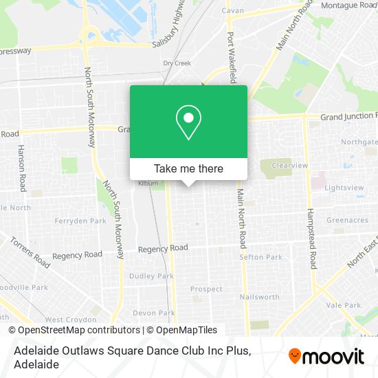 Adelaide Outlaws Square Dance Club Inc Plus map