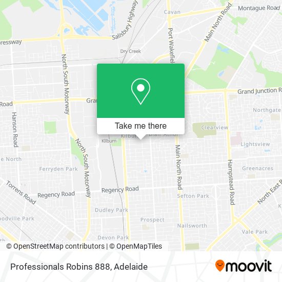 Professionals Robins 888 map