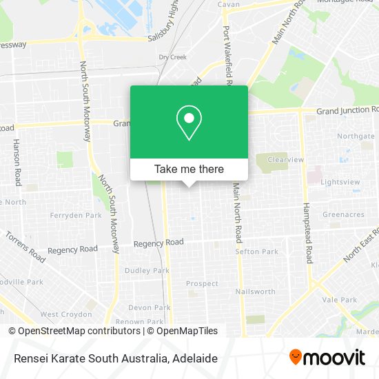 Mapa Rensei Karate South Australia