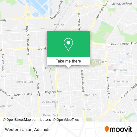 Western Union map