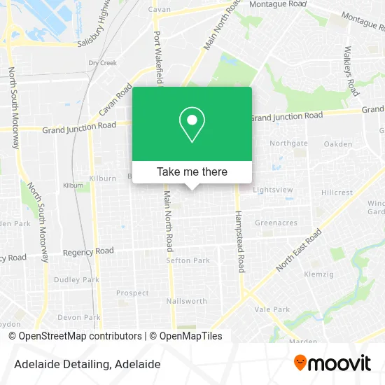 Mapa Adelaide Detailing