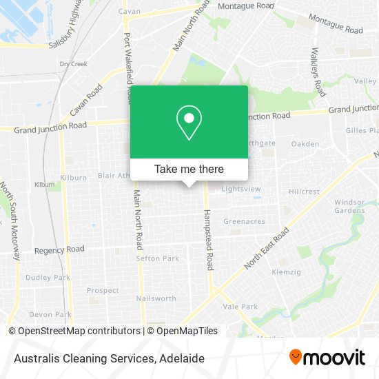 Mapa Australis Cleaning Services