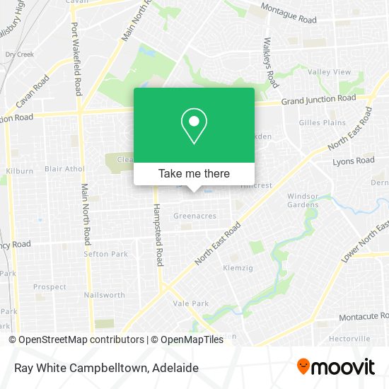 Ray White Campbelltown map