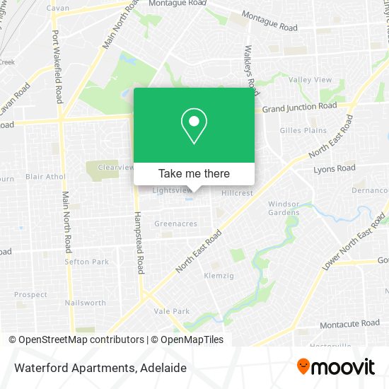 Waterford Apartments map