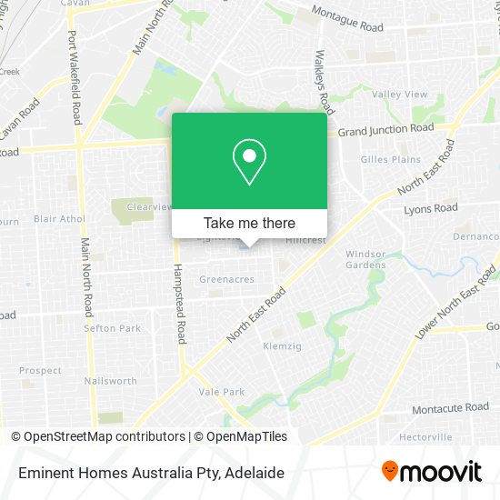 Mapa Eminent Homes Australia Pty