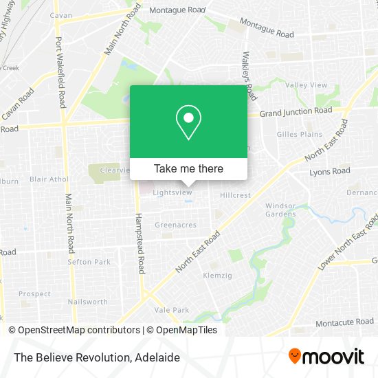 The Believe Revolution map