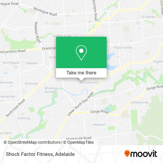 Shock Factor Fitness map