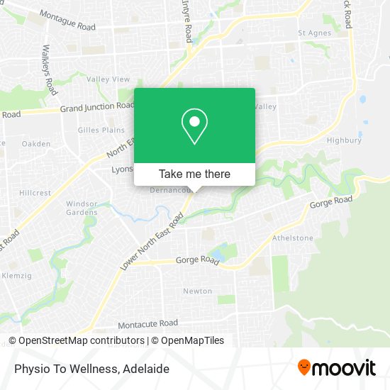Physio To Wellness map
