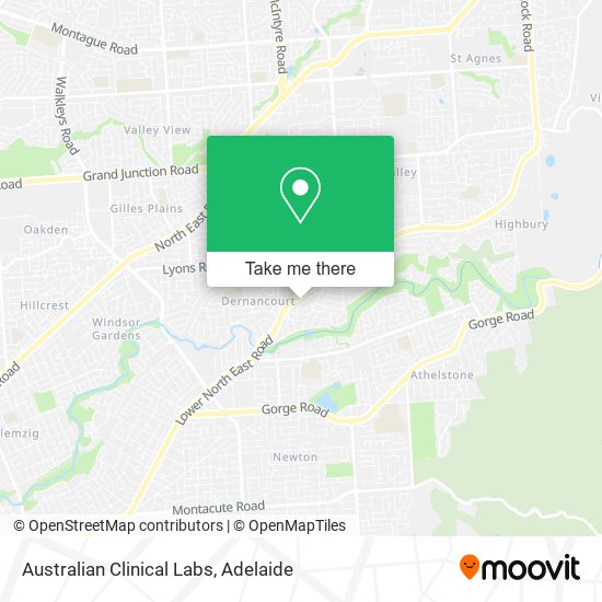 Australian Clinical Labs map