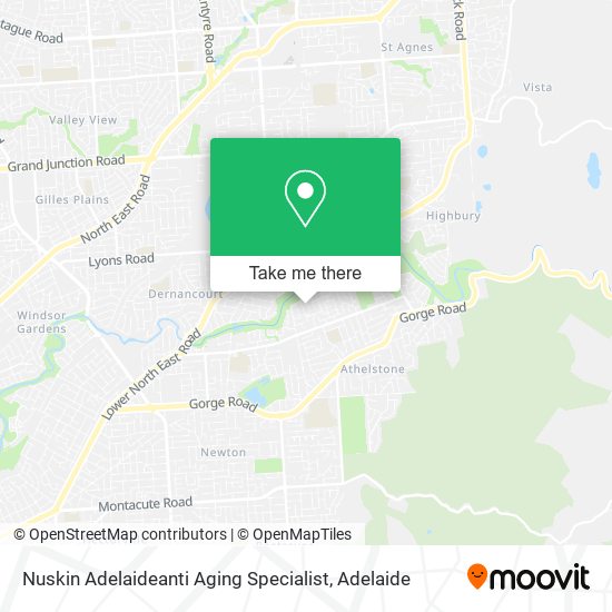 Nuskin Adelaideanti Aging Specialist map