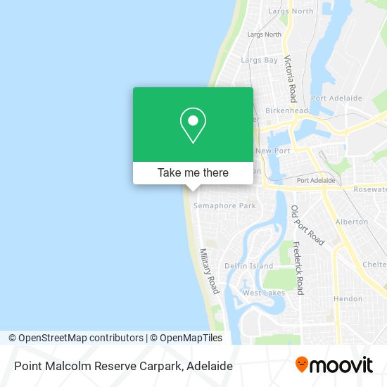 Point Malcolm Reserve Carpark map