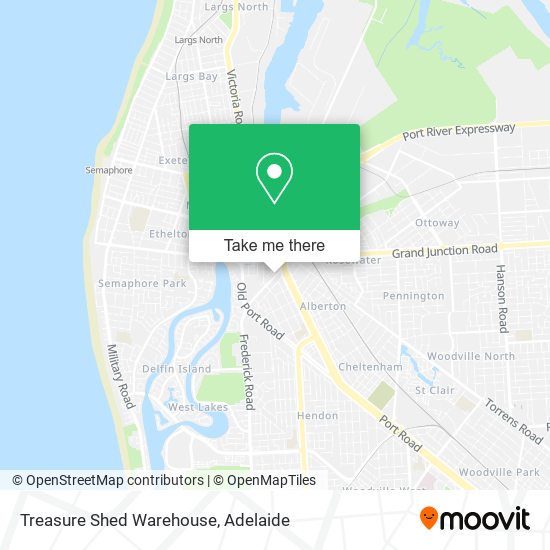Treasure Shed Warehouse map