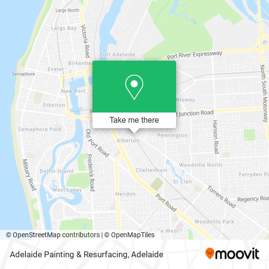 Mapa Adelaide Painting & Resurfacing