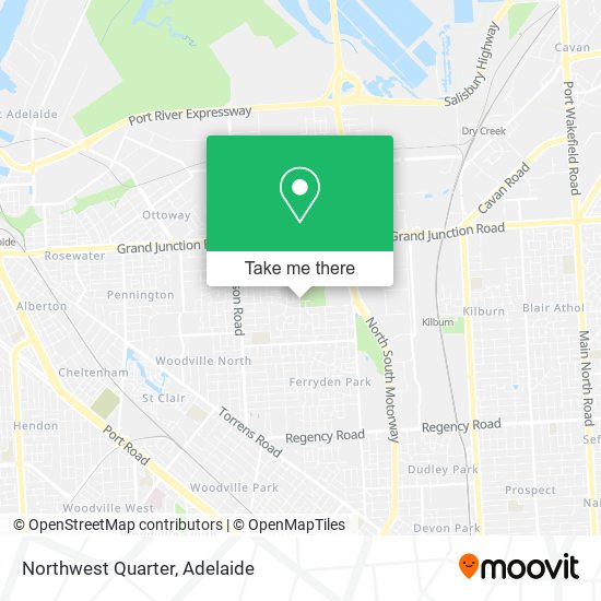 Northwest Quarter map