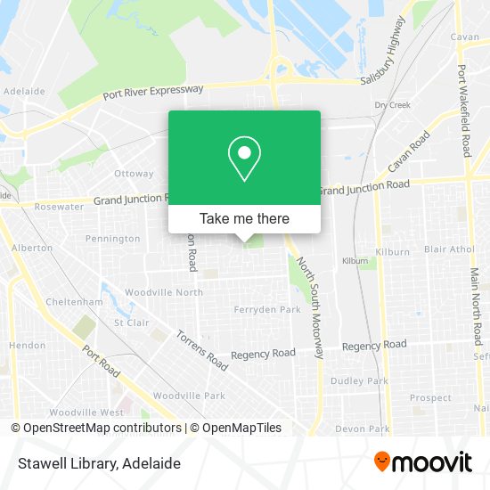 Mapa Stawell Library