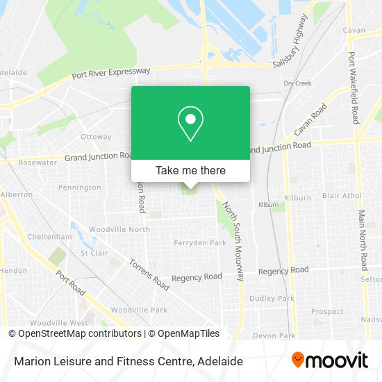 Marion Leisure and Fitness Centre map