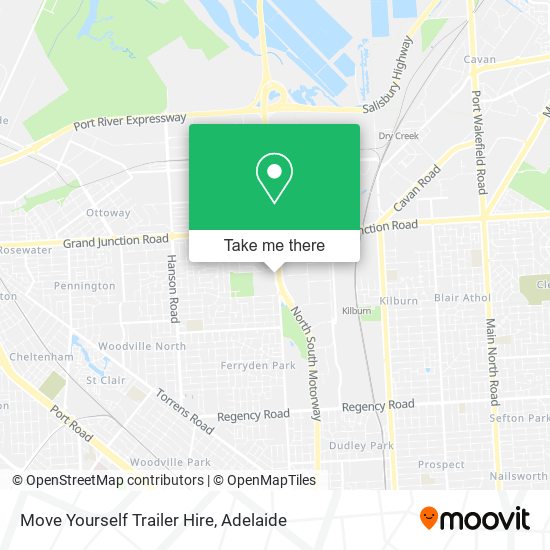 Move Yourself Trailer Hire map