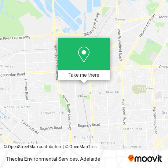 Theolia Environmental Services map