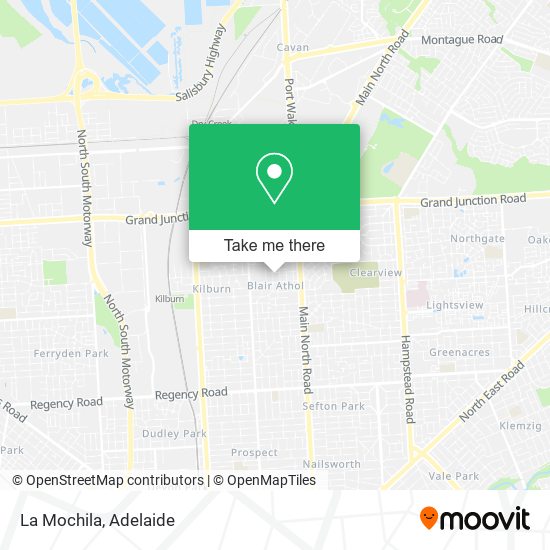 La Mochila map