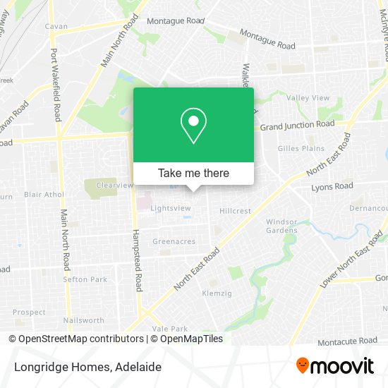 Mapa Longridge Homes