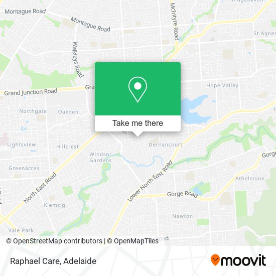 Raphael Care map