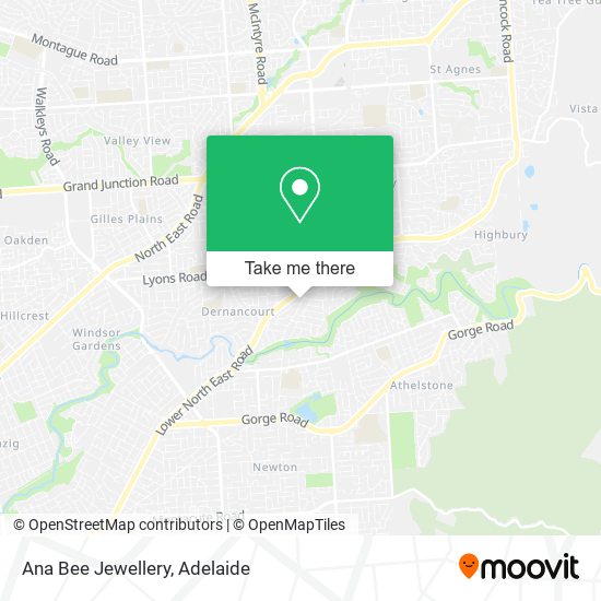 Ana Bee Jewellery map