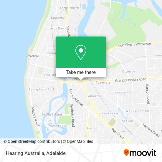 Hearing Australia map