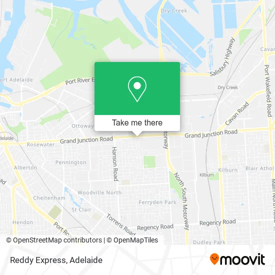 Reddy Express map
