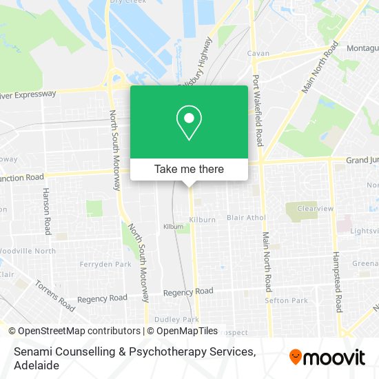 Mapa Senami Counselling & Psychotherapy Services
