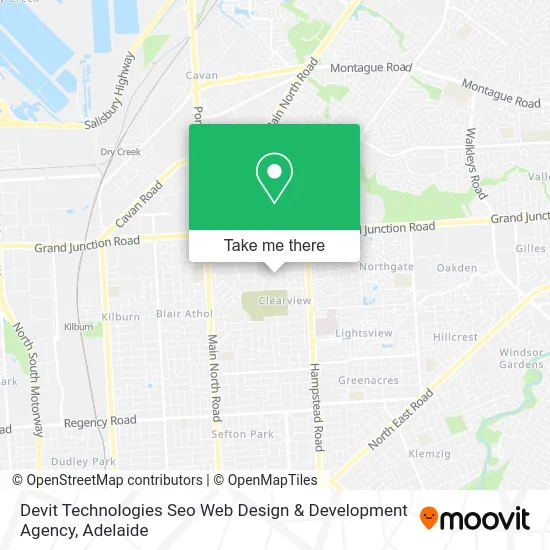 Mapa Devit Technologies Seo Web Design & Development Agency