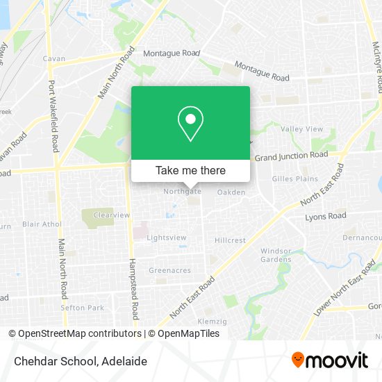 Chehdar School map