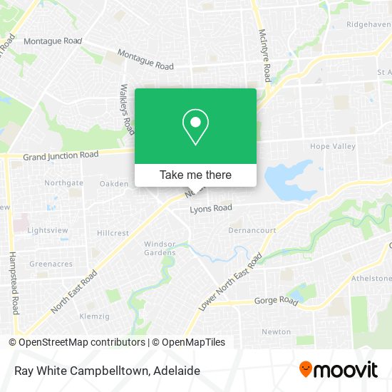 Ray White Campbelltown map