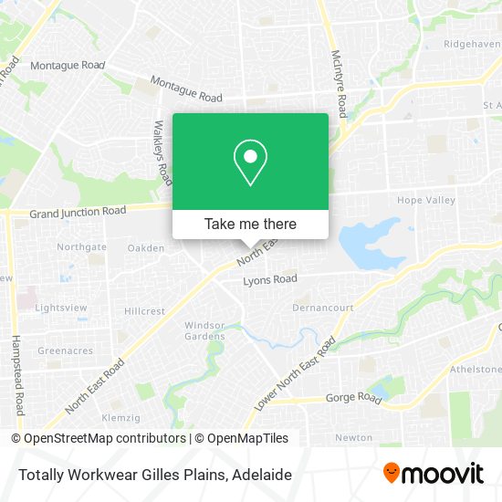 Totally Workwear Gilles Plains map