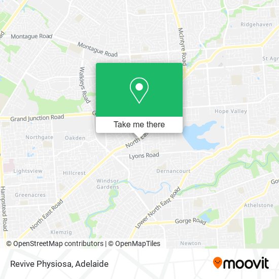 Revive Physiosa map
