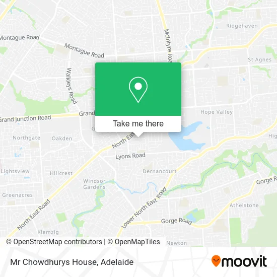 Mapa Mr Chowdhurys House